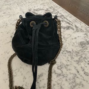 Madewell 1937 Suede Crossbody Bucket Bag